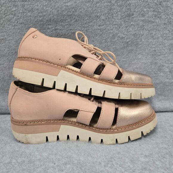 Caterpiller CAT Verse Cherry Blossom Cut Out Lace Up Oxfords Size 7.5W - Picture 7 of 10